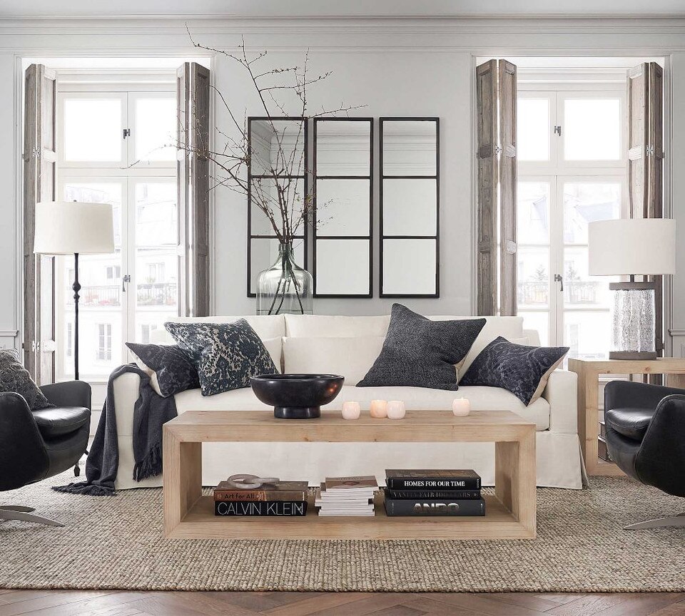 Chunky Wool & Jute Rug Grey Pottery Barn Australia